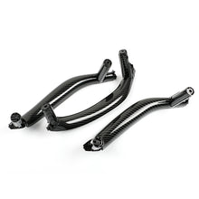 3PCS Carbon Fiber Look Inner Door Handle Panel Pull Trim For BMW X5 F15 X6 F16 2014-2018