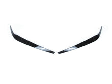 Gloss Black Headlight Eyelid Cover Eyebrow For BMW 5-Series G30 530I 540I M550I 2017-2023
