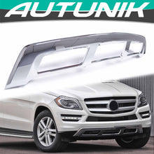Chrome Lower Bumper Mouldings Valance Plate for Mercedes GL X166 GL350 GL450 2013-2016 di113