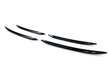 Gloss Black Front Bumper Fog Light Cover Trims For Mercedes W206 S206 C200 C300 C43 AMG 2022-2024