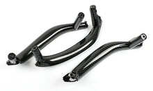 3PCS Carbon Fiber Look Inner Door Handle Panel Pull Trim For BMW X5 F15 X6 F16 2014-2018