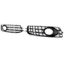 Gloss Black Front Fog Light Grille Fog Lamp Grill For Audi A3 8P S Line 2009-2012