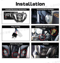 LED Headlight Assembly For Yamaha FZ09 MT09 2014 2015 2016/MT07 2019 Plug & Play