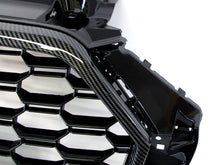 Carbon Fiber Look Front Grill for AUDI A3 8V S3 2017-2020 w/ ACC fg218