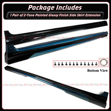 For 2025-2026 Toyota Camry 9th Gen CTM Ocean Gem Black 2-Toned Side Skirt Extension
