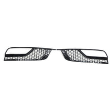 Front Bumper Fog Light Grille Black Cover Pair For AUDI A3 8V SEDAN non-S-Line 2013-2016