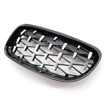 Gloss Black Diamond Front Kidney Grill For BMW E90 E91 3-Series 2009-2011 Sedan