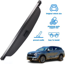 Retractable Rear Cargo Cover For Kia Sportage 2023–2026 Security Shield