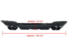 Gloss Black Rear Diffuser w/ Exhaust Tips for BMW X3 G01 2018-2021 M-Sport Only