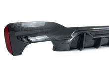 Carbon Fiber Look Rear Diffuser For BMW 5-Series G30 530i 540i M Sport 2017-2023 di51