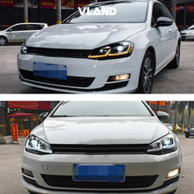 VLAND LED Projector Headlights For 2014-2017 VW Volkswagen Golf 7 W/Sequential