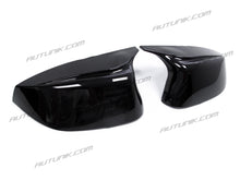 Glossy Black Side Mirror Cover Caps for Infiniti Q50 Q60 Q70 QX30 2014-2024