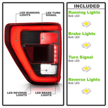 Pair LED Rear Tail Lights Brake W/Blind Spot For Ford F-150 F150 2021 2022-2023
