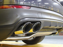 3-Layers Silver Exhaust Tips For Porsche Cayenne 9Y0 9Y3 2019-2025