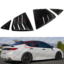 For 2025+ Toyota Camry Matte Black Quarter Panel Side Window Louver Cover