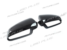 Gloss Black Side Mirror Cover Caps Replace For AUDI A4 B7 B6 2002-2008 mc53