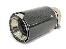 Carbon fiber Exhaust Tips 65mm Inlet Muffler Pipes Fit for BMW