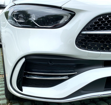 For 2022-2023 Mercedes C W206 S206 AMG Package Chrome Front Fog Light Lamp Cover Trim