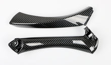 6pcs Carbon Fiber Style Interior Door Handle Pull Panel Trim For BMW E90 E91 3 Series 328i 335i 2006-2011