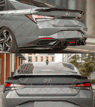 For 2021-2024 Hyundai Elantra MC Winglet Style Gloss Black Rear Trunk Spoiler Wing
