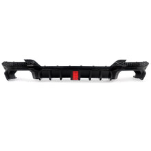 Gloss Black Rear Bumper Diffuser Lip W/LED Light For BMW X3 M40i G01 LCI 2022-2024