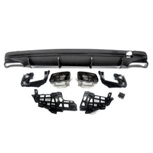 Carbon Look Rear Diffuser for Mercedes W117 C117 CLA250 CLA45 AMG 2013-2019