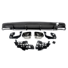 Carbon Look Rear Diffuser for Mercedes W117 C117 CLA250 CLA45 AMG 2013-2019