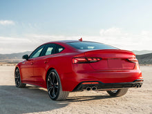 Gloss Black Rear Bumper Diffuser + Exhaust Tips for Audi S5 A5 B9.5 S-line 2020-2024
