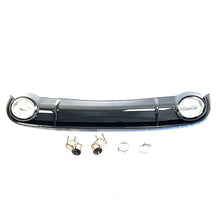 Rear Diffuser + Chrome Exhaust Tips for Audi A4 B8 Sedan 2009-2012