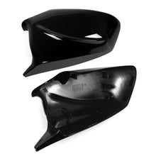 Gloss Black Side Mirror Cover Caps Replacement For BMW 5 Series F10 F11 2011-2013 Pre-LCI