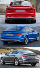 For 2018-2019 Audi A5 S-line B9 2/4 Door Shark Fin Rear Bumper Diffuser S5 Style