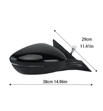 8Pin Right Side Mirror BSM Black For Honda Accord 2023-2025 Heated Blind Spot RH