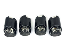 4Pcs Carbon Fiber Exhaust Tips fit for BMW M2 G87 M3 G80 M4 G82 G83 2021+