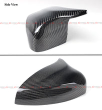 Replacement M Style Carbon Fiber Mirror Cover Caps for 2014-2020 Audi A3 S3 8V w/o Lane Assist