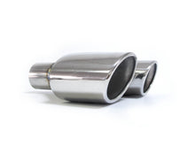 Rear Diffuser + Silver Exhaust Tips for Mercedes W204 C63 C300 AMG Pack 2012-2014 di145