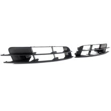 Pair Black Front Fog Light Grill Cover For Audi Q7 Non-Sline 2007-2009
