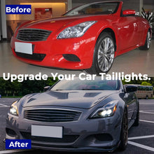 LED Projector Headlight For 2008-2015 Infiniti G37 Q60 Coupe Start Animation DRL