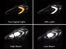 Pair LED Headlights Set For YAMAHA RAPTOR YFZ 450 700 700R YFM 250 350 2006-2025