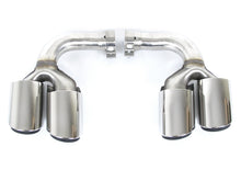 3-Layers Silver Exhaust Tips For Porsche Cayenne 9Y0 9Y3 2019-2025