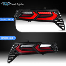 Red LED Tail Lights For Chevrolet Corvette C7 2014-2019 w/Animation