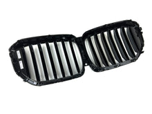For BMW X5 G05 2024-2026 LCI Front Kidney Grill Grille Gloss Black Single Slat