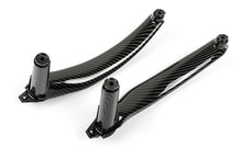 4PCS Carbon Fiber Look Interior Door Handle Pull Panel Trim For BMW X5 E70 X6 E71 2007–2014