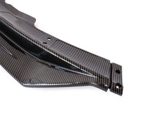 4pcs Carbon Fiber Look Front Bumper Lip Spoiler for Tesla Model 3