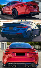 Glossy Black Trunk Spoiler For BMW G22 Coupe G82 M4 2021-2024
