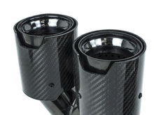 Dual 2.35" Inlet Carbon Exhaust Tip For BMW 3 Series E90 E92 F30 325i 328i 330i 320i 2005-2018