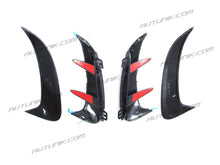 Glossy Black Rear Canards Air Vent Covers for Mercedes Benz W177 Sedan A200 A220 A35 AMG 2019-2024 pz4