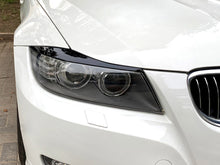 Eyebrow Cover Trim Headlight Eyelids Glossy Black Fits For BMW 3 Series E90 E91 2005-2012 bm204