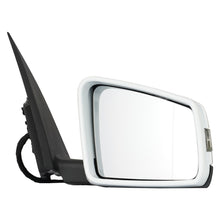 White Right Passenger Side Heated Mirror Power Fold for Mercedes W204 2011-2014 W/O Bland Spot