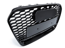 For 2012-2015 Audi A6 C7 S6 Front bumper Grille honeycomb Grill black RS Style w/o Camera Braket