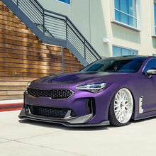 Glossy Black Front Bumper Lip Splitter for KIA Stinger 2017-2024